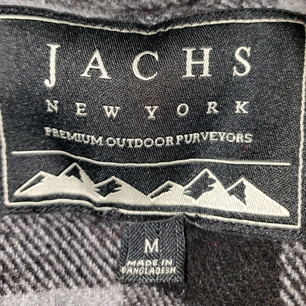 Jachs New York Plaid Flannel Wool Shacket - Picture 7 of 11
